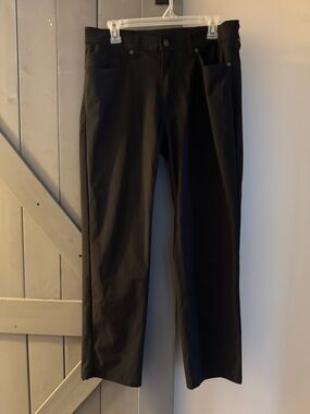 Levi Strauss Straight-Leg Black Pants